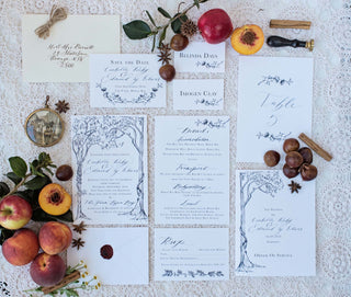 Rustic Orchard Save the date