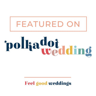 My Guest Post for Polkadot weddings