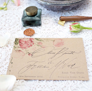Blooming Peony Save the date